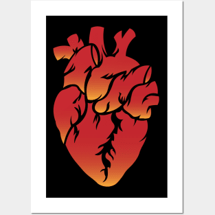 Heart on Fire Posters and Art